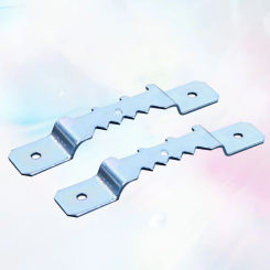 Double Hole Hanging Picture Painting Mirror Frame Saw Tooth Hook Hanger with Screws Metal Frame Hook Hanger Accessories
