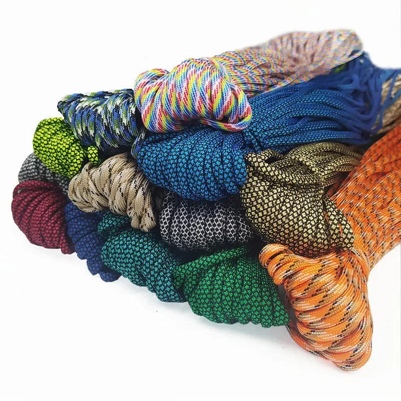 Description Picture 2 of item7 Cores Paracord Cord 3M Dia.4mm For Outdoor Camping Survival Lanyard Parachute Rope Climbing Equipment Hiking Tent Accessories