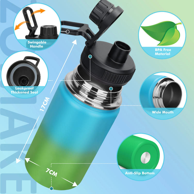 Description Picture 3 of item350ml Cutecandy color Mini Thermos Cup Kids Cartoon Hot Water Bottle Stainless Steel Thermal Coffee Mug Vacuum flask insulated