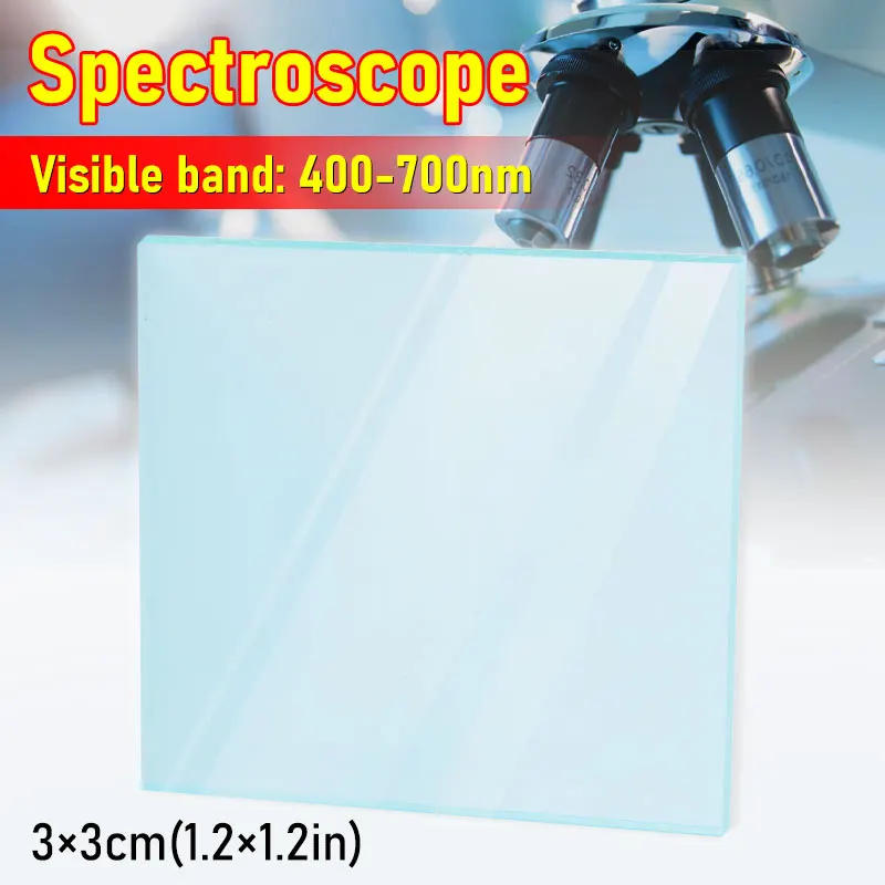 Description Picture 3 of item30X30X1.1mm 50R/50T Optical Laser Len Optical Beam Splitter Plate For Teaching Light Camera Laser Spectrum Analysis Instruments