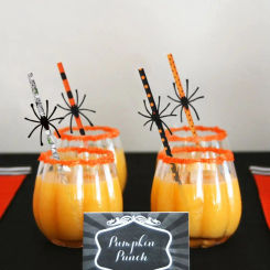 20/50pcs Paper Halloween Spider Straw Printed Dot Pattern Three-dimensional Halloween Party Straw Disposable Eco-friendly