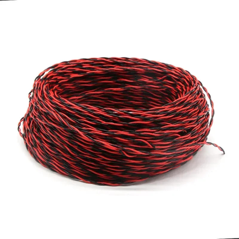 Description Picture 5 of item2~10m AFS200 PTFE Wire 2pins 26/25/24/22/20/18/17/15/13AWG High Temperature DIY FEP Twised Pair Electronic Signal Copper Cable