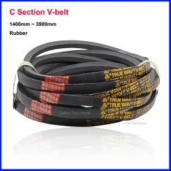1Pcs C Section Type V-belt 1400mm-3900mm Triangle Belt For Industrial Agricultural Equipment Transmission Parts