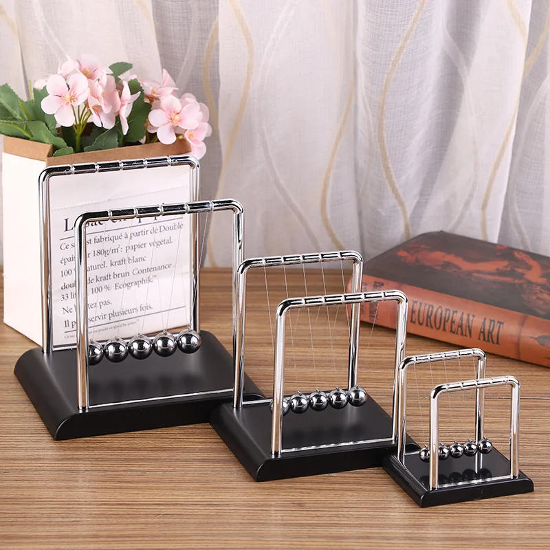 Description Picture 4 of itemNewton's Cradle Balance Steel Ball Teaching Supplies Physics Science Pendulum Desktop Toys Stress Relief Gifts Home Decoration
