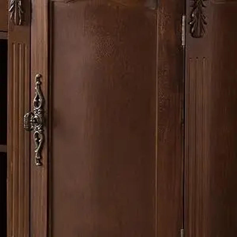 Description Picture 4 of itemWood Buffet Server/Sideboard Console Table Cabinet, Walnut, contemporary console storage table with 2 cabinets, drawer & shelves