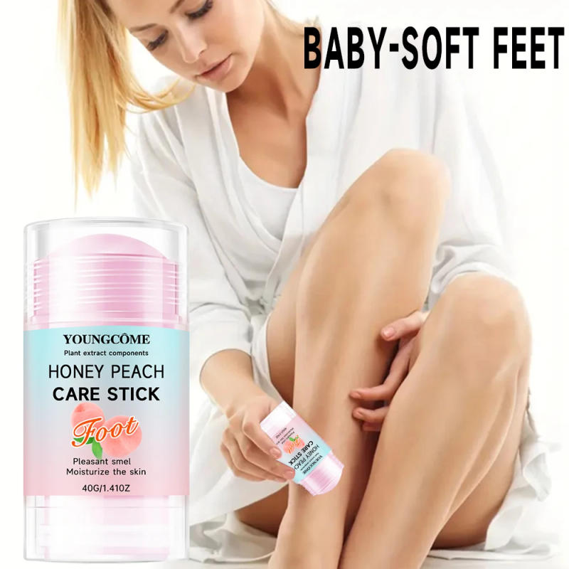 Description Picture 2 of itemHoney Peach Foot Care cream - 72H Moisturizing & Crack Repair, Natural Anti-Odor Formula, Portable Heel Balm for Dry/Calloused