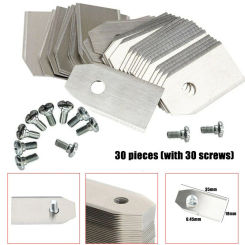 60PCS Replacement Blade Lawn Mower Grass Replacement Lawnmower Cutter Piece For Husqvarna Automower/Gardena Robotic Lawnmowers