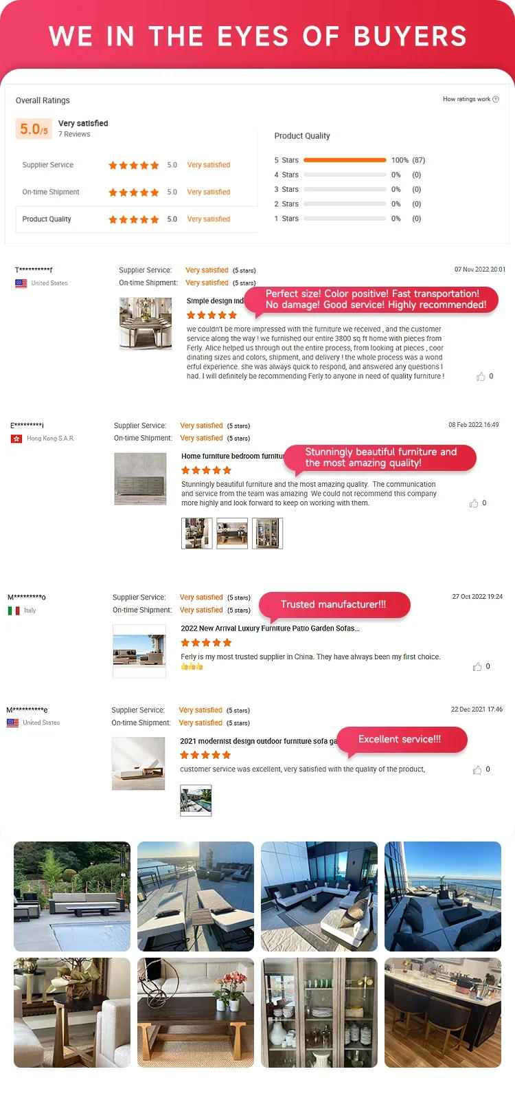 Description Picture 2 of itemAmerican Style Minimalist Luxury Home Furniture Living Room Fabric Sofa Left Arm Sofa 280cm