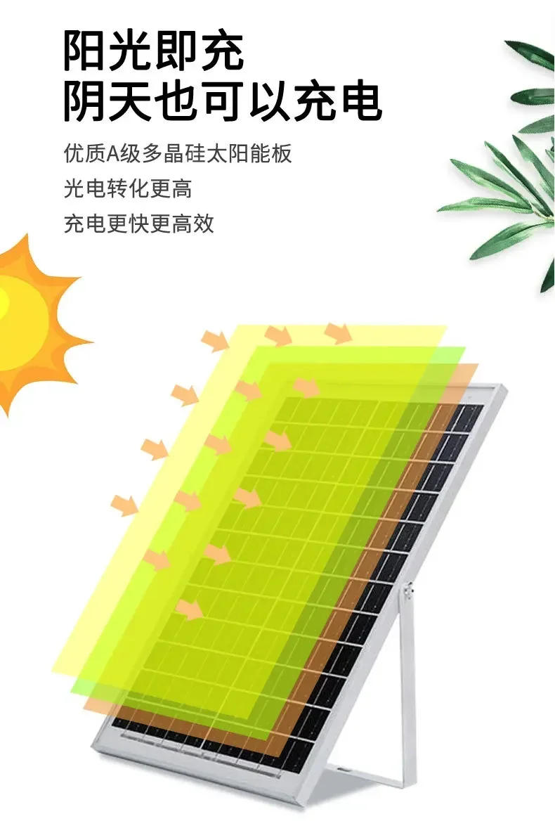 Description Picture 6 of itemSolar High-bright Cornucopia LED Flood Light Courtyard Bridge Building Lighting Street Light Super Bright Waterproof Solar Light