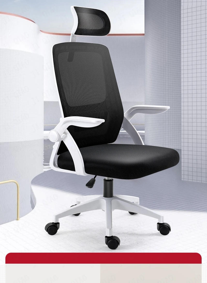 Description Picture 5 of itemOffice chair with wheels Chair gamer Staff backrest ergonomic chair Lifting rotating Chair with High Headrest office furniture
