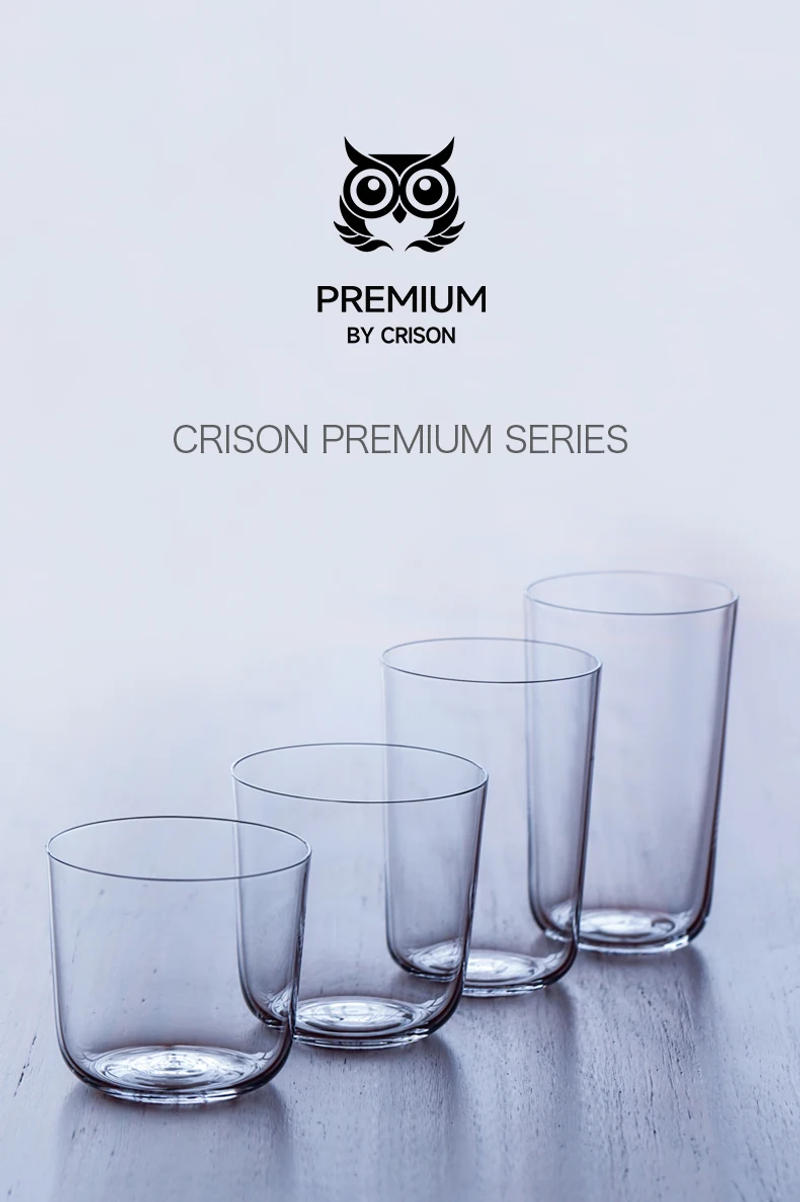 Description Picture 2 of itemCRISON 2025 Premium series Japanese style minimalist high-end crystal glass cup Old Fashioned Long drinking glass