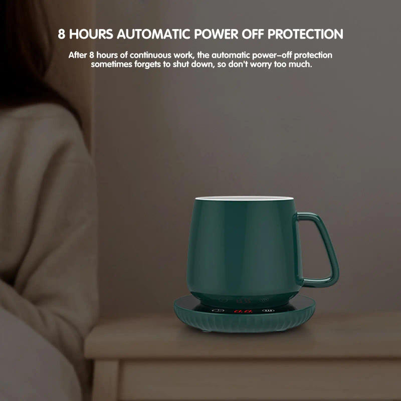 Description Picture 3 of itemMug Cup Warmer Coffee Milk Tea Water Cup Heating Electric Touch Pad Temperature Adjustable Hot Tea Maker Heater Warmer EU Plug