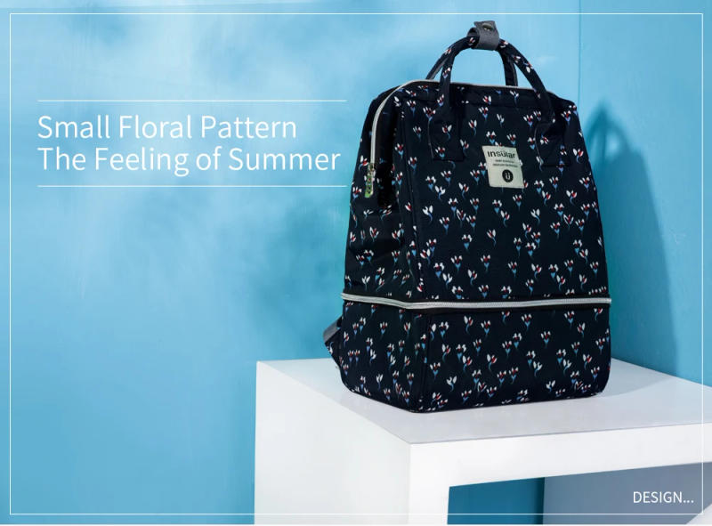 Description Picture 3 of itemInsular Baby Diaper Bag Multifuntion Nappy Stroller Backpack Maternity Mummy Bag Baby Waterproof Diaper Changing Bag Backpacks