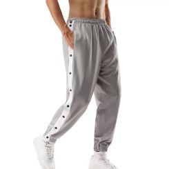 Fashion Shrink Resistant Elastic Waistband Long Spring Autumn Patchwork Color Casual Sweatpants Men Pants Sportswear