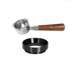 Bottomless Filter Holder Powder Cup 51mm Solid Handle Portafilter Universal R9UD