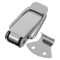 Buckle Spring Loaded Drawer Latch Lock 650X230X150CM Latches and Catches Cabinet Silver Toggle Release