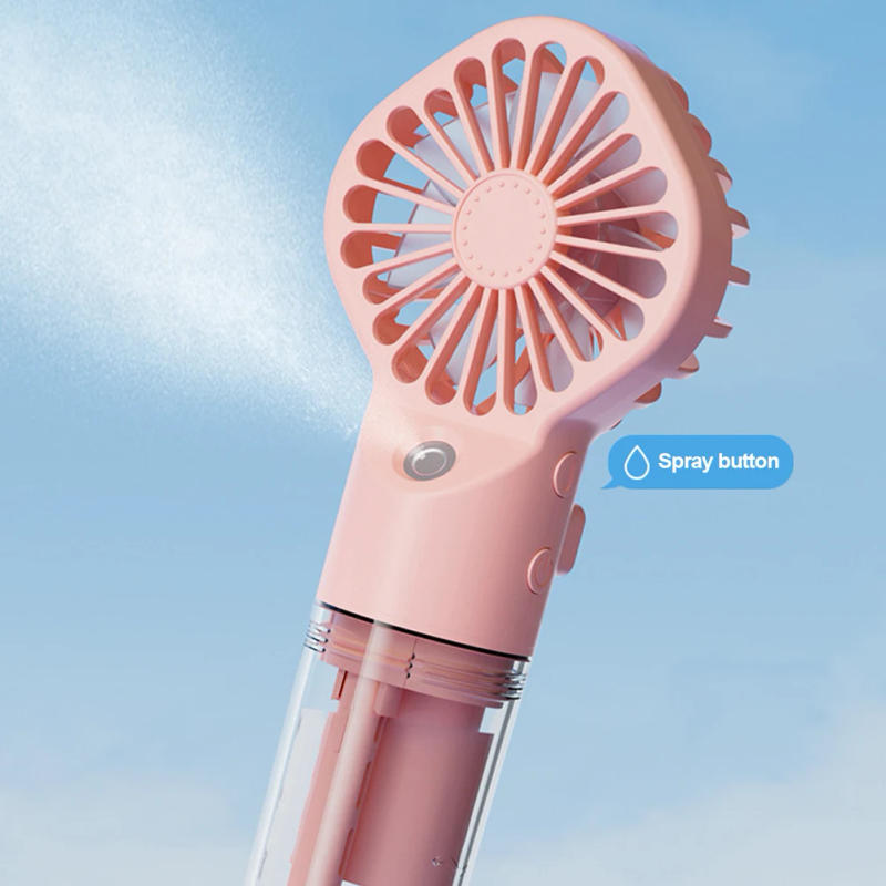 Description Picture 6 of itemMini Handheld Small Fan Portable Portable Silent Office Desk Student On Dormitory Charging Outdoor Hand Holding Fan