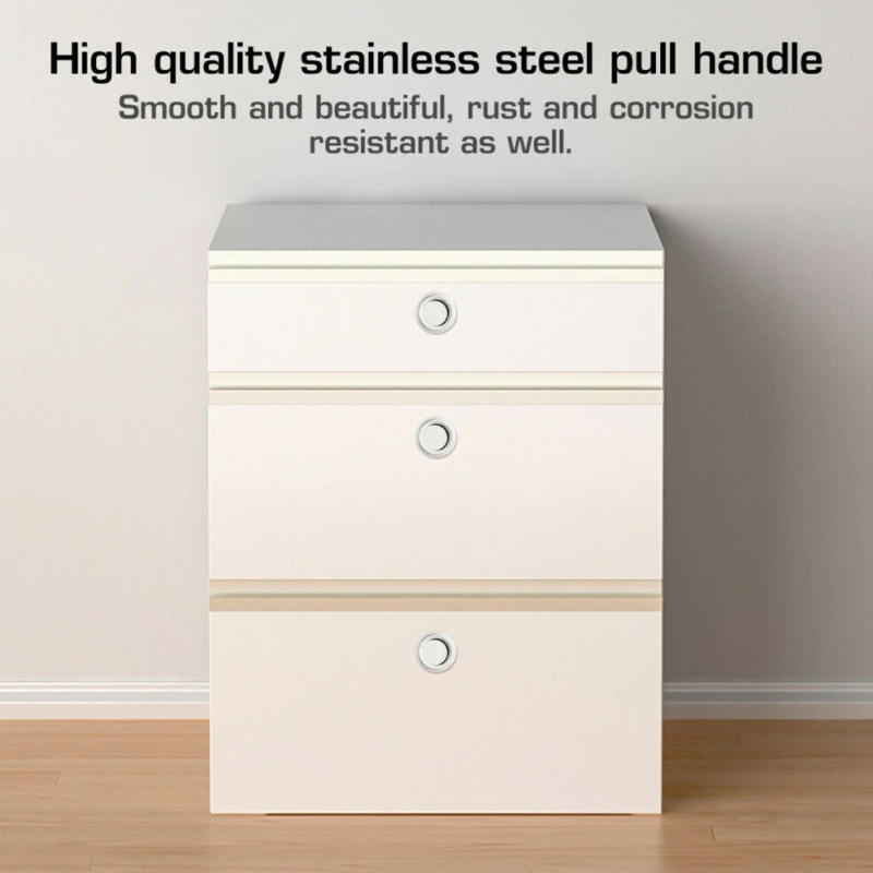 Description Picture 5 of itemSliding Doors Round Hole Handle Cabinet Concealed Handle 4 X 3.5 X 1 Cm Round Silver Brand New Convenient Useful