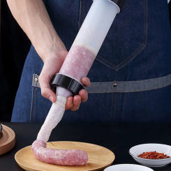Manual Sausage Stuffing Machine Homemade Sausage Stuffer Sausage Syringe Sausage Stuffer Gadgets Manual Meat Injector Tools
