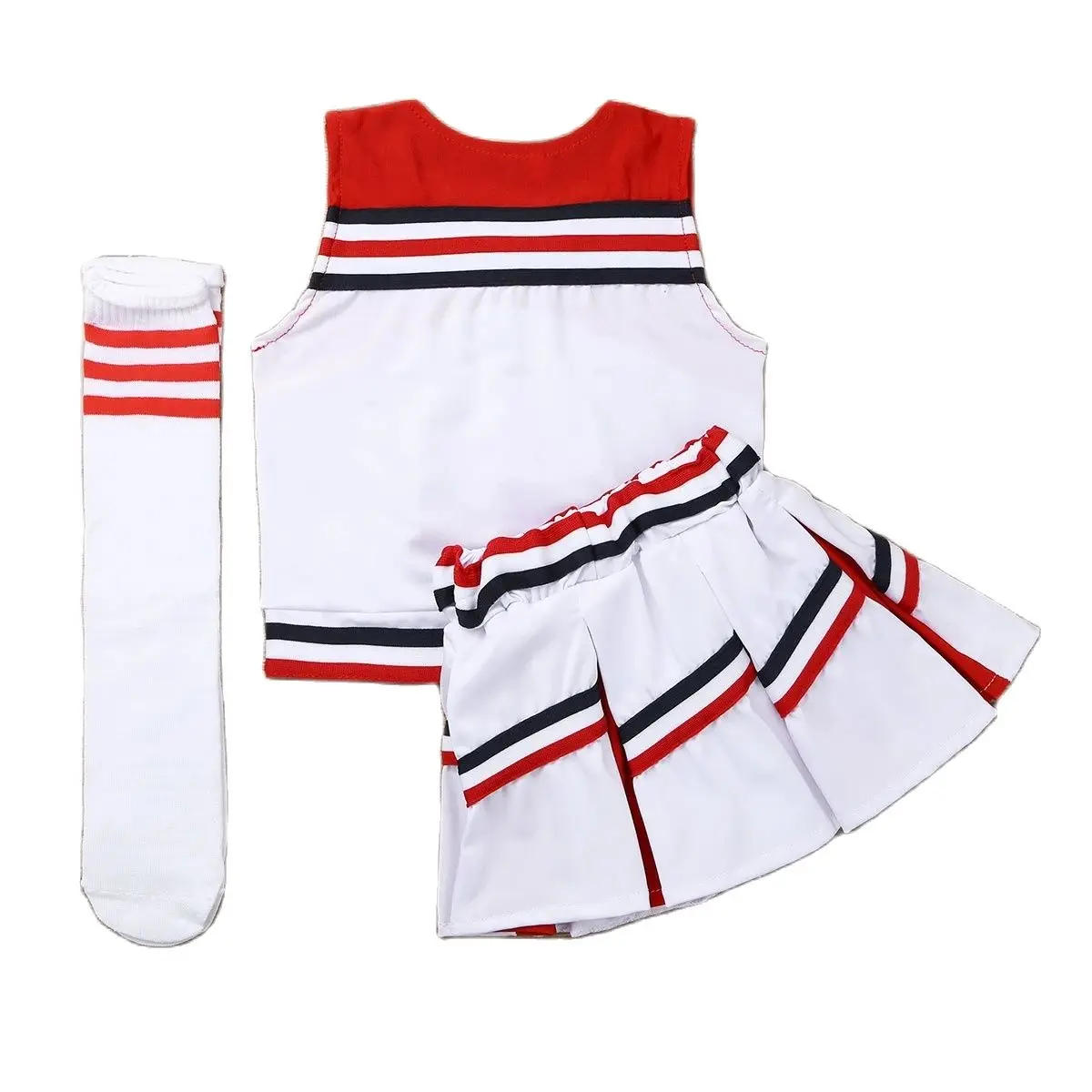 Description Picture 3 of itemCheerleading Costume Kids Girls Children Competition Cheerleaders School Team Uniform Class Suit For Child Dancing Costumes