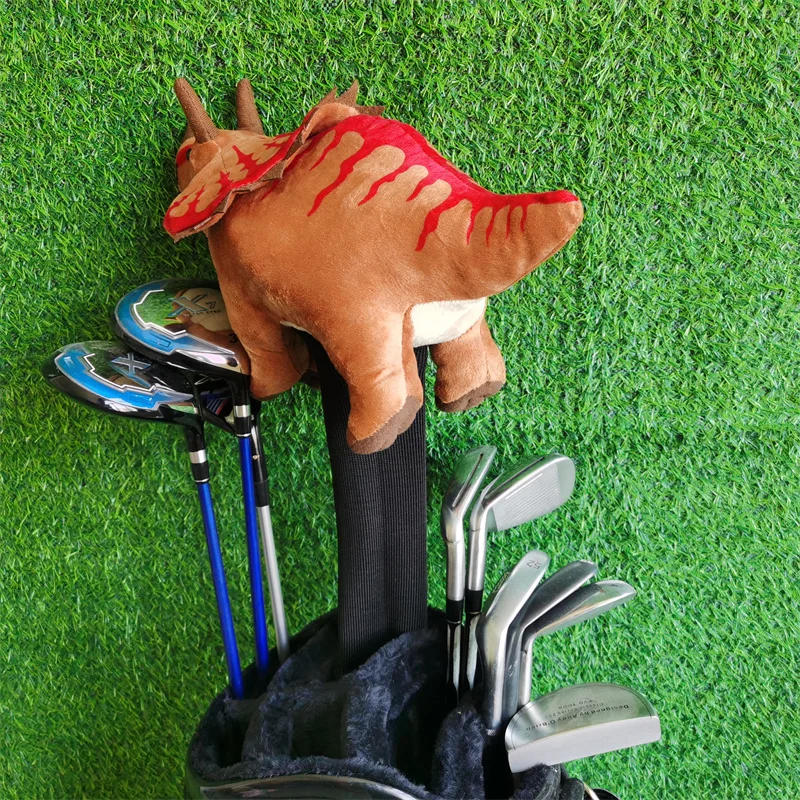 Description Picture 5 of itemTriceratops Golf Driver Headcover Top Plush NO.1 Wood Head Cover Wholesale Drop Shipping