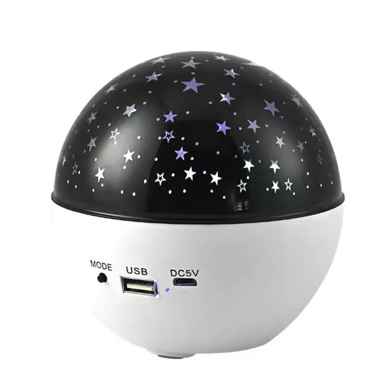 Description Picture 6 of itemLED Night Light Projection 7 Color Mixed Bluetooth Speaker Dance Rotating Magic Atmosphere Lamp For Home Birthday Party