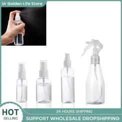 200/100/50/30ml Transparent Empty Plastic Spray Bottle Portable Refillable Cosmetics Atomizer Plant Watering Sprayer Bottles