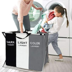 Dirty Laundry Basket Home Large Capacity Foldable Dirty Clothes Laundry Hamper Storage Bag Bathroom Waterproof Storage Basket