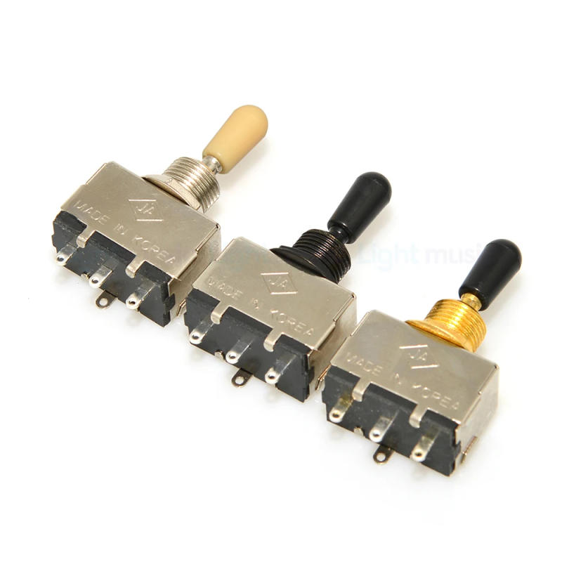 Description Picture 2 of item1pcs Electric Guitar 3 Way Toggle Switche Chrome with Tip Cap for Electric Guitar Parts