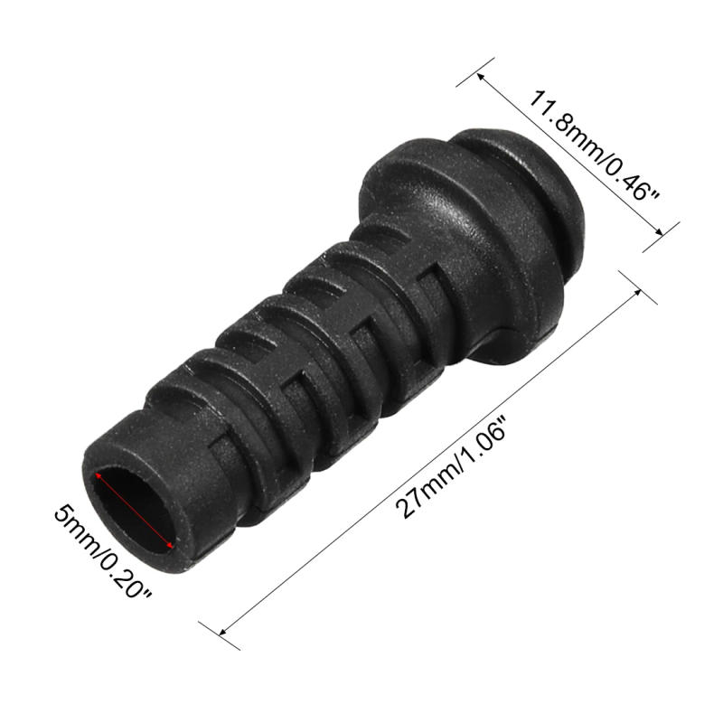 Description Picture 5 of item10pcs 3/4/5mm Cable Gland Connector PVC Strain Relief Cord Boot Protector Power Tool Hose Wire Cable Sleeve forCellphone Charger