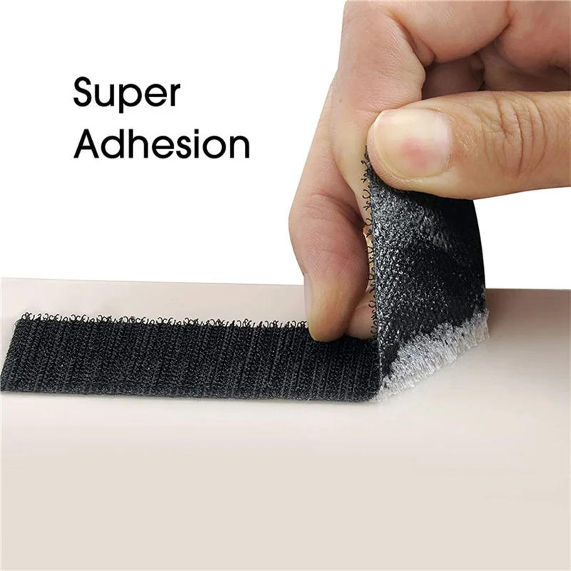 Description Picture 5 of item1Meter Strong Self Adhesive Hook and Loop Fastener Tape Nylon Sticker Adhesive Strips Glue Tape DIY Craft Accessories 16-100mm