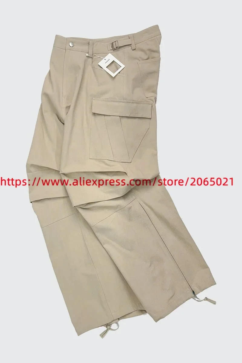 Description Picture 3 of itemTop Quality NONNOD Side Zip Cargo Pants Jogger Loose Zipper Multi Pocket Workwear Clothing Cargo Overalls Trousers