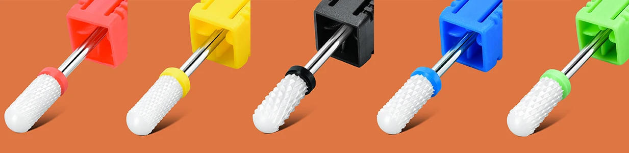 Description Picture 3 of item67 Types Carbide Milling Cutter Ceramic Nail Drill Bit For Electric Manicure Drills Manicure Gel Polish Remover Nail Art Tools