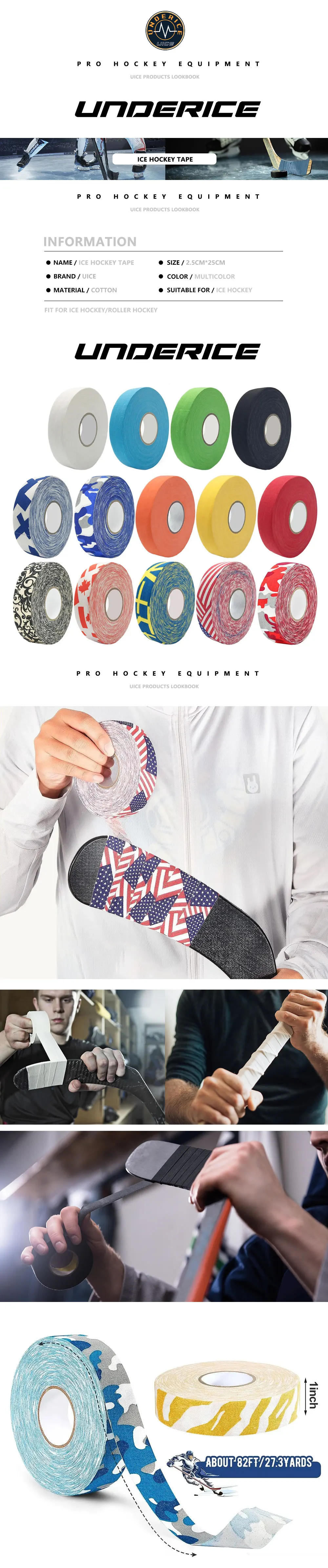 Description Picture 3 of itemIce Hockey Tape Cloth Field Tape Hockey Stick Tape Sport Safety Cotton Multipurpose Hockey Grip