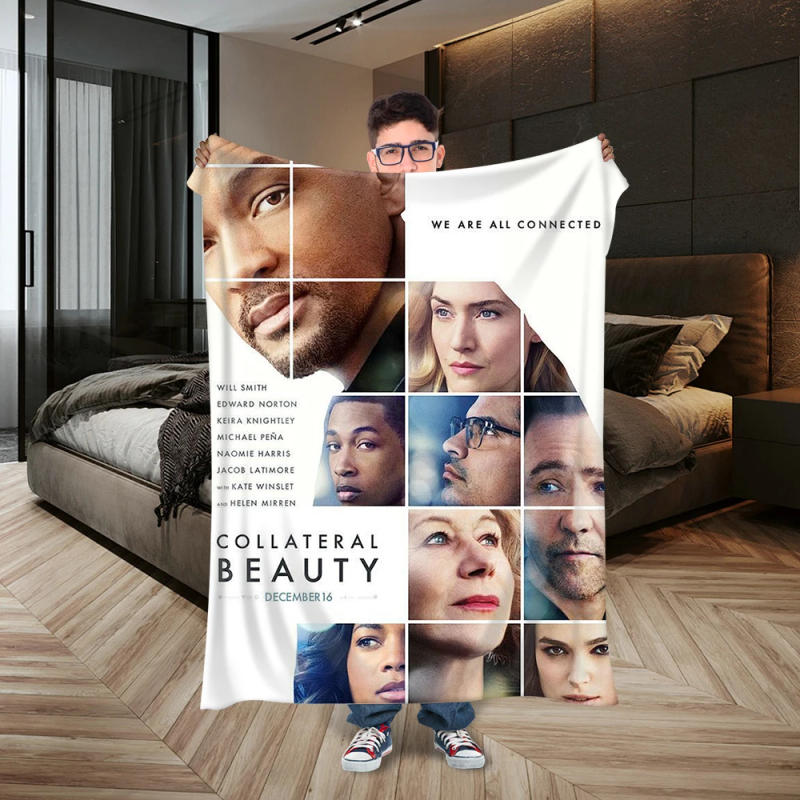Description Picture 3 of itemSofa New Customized Blanket Personalized Photo Wool Blanket Gift Customized Text Picture Sudoku Game for Pets Friends and Family