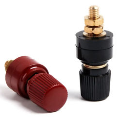 1PC 200A Binding Post M8 Thread 555 Type Brass Binding Post High Current Cable Wiring Terminal  Power Tools