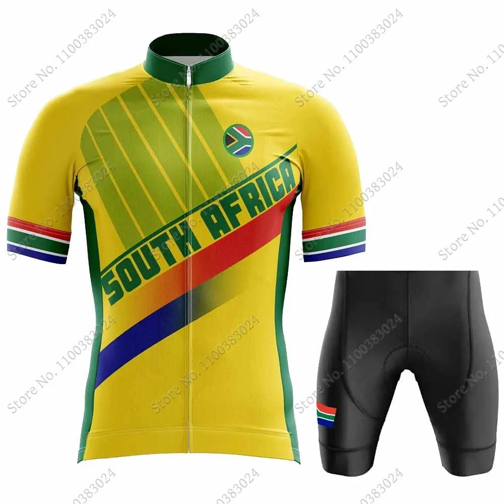 Description Picture 5 of itemSouth African Cycling Jersey 2023 Set Men Cycling Clothing Summer Road Bike Shirts Suit Bicycle Bib Shorts MTB Ropa Ciclismo