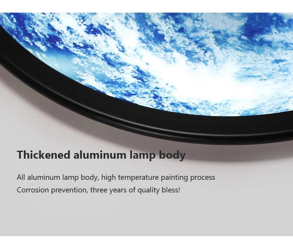 Description Picture 4 of itemNordic LED Wall Lamp Moon Modern Earth Led Wall Lamp Background Bedroom Creative Corridor Round Wall Light Stair Bedroom Lamp