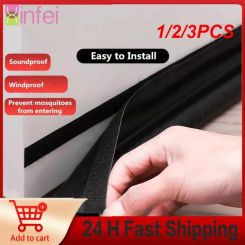 1/2/3PCS Door Bottom Seal Strip Door Draft Stopper Weather Stripping Draft Blocker Insulator Weatherstrip House Acoustic Foam