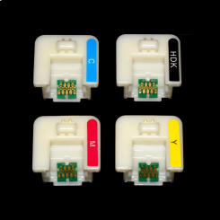 T741X T7411 T7412 T7413 T7414 Cartridge Chip with Holder For Epson SC F 6000 6070 6200 6270 7000 7070 7100 7170 7200 7270 9300