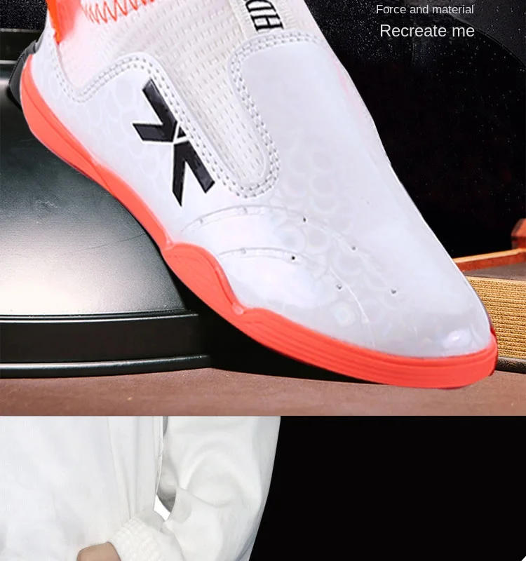 Description Picture 6 of itemChildren's TKD Shoes  Indoor Anti Slip  Taekwondo Training Shoes Kickboxing Kung Fu Tae Kwon Do Martial Arts Sneaker Adult Wushu