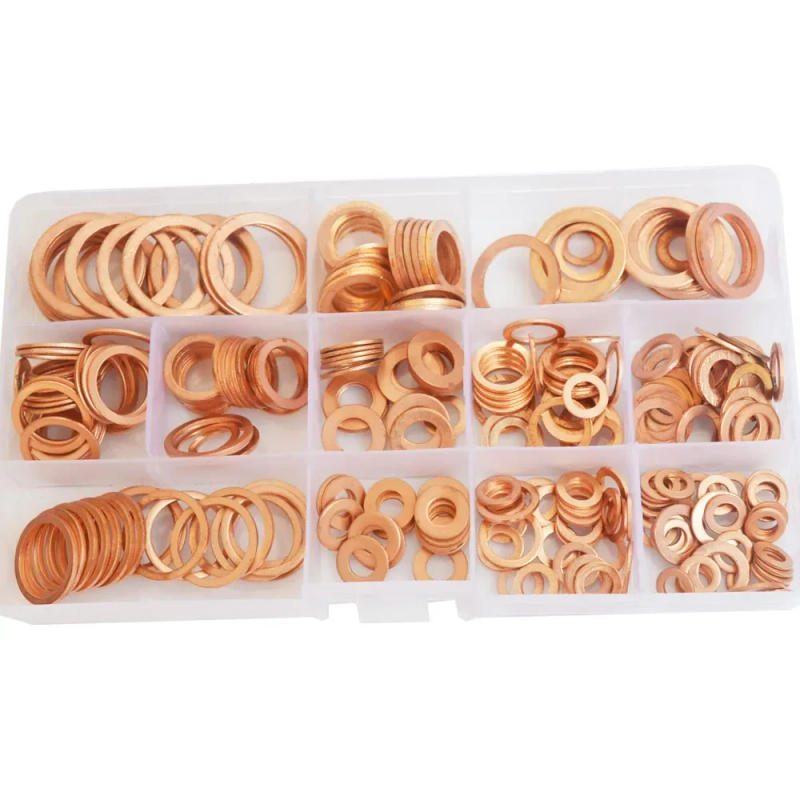 Description Picture 6 of itemPure Copper Flat Washer Suite Solid Metal O-Ring Gasket Oil Sump Plug Seal Valve Cover The M5 M6 M8 M10 M12 M14 M16 M20 Gasket