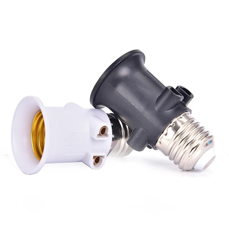 Description Picture 3 of itemPBT Fireproof E27 Bulb Adapter Lamp Holder Base Socket Conversion With EU Plug Convert Lamp Head Large Screw To Small Screw