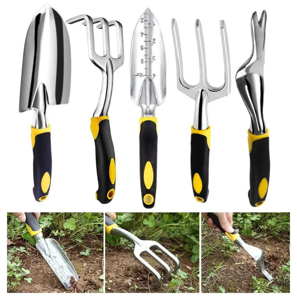 Description Picture 2 of itemGarden Tool Trowel Rake Cultivator Weeder with Ergonomic Handle Garden Lawn Farmland Transplant Gardening Tools