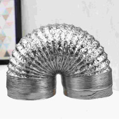 Aluminum Foil Dryer Vent Hose Thicken Flexible Duct Exhaust Pipe for Kitchen Heating Cooling Ventilation Exhaust Corrugated