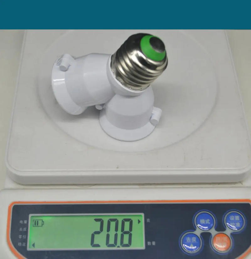 Description Picture 2 of itemLight Lamp Bulb Socket Creative E27 To 2-e27 Lamp Holder Extender Splitter Converter Plug High Quality Copper Contact Household