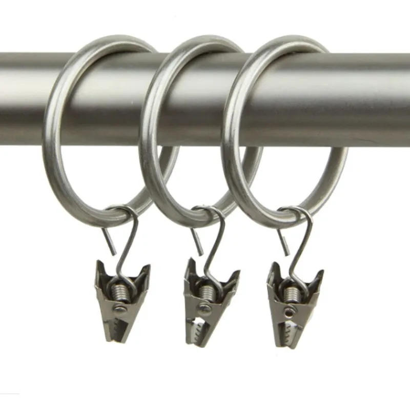 Description Picture 6 of item10pcs Metal curtain Rings Metal , Roman ring clip, curtain ring hook, curtain accessory clip Heavy Duty 25 TO 30 Mm