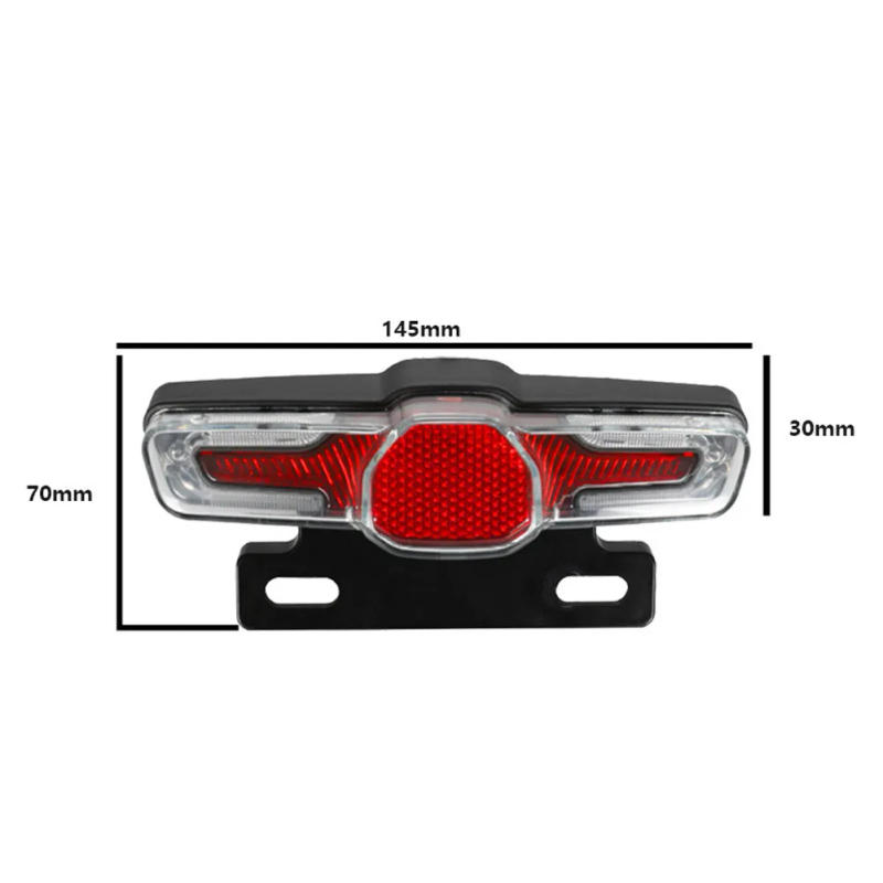 Description Picture 6 of item12V/36V-60V E-bike Taillight Turn Signal Rear Rack Lamp Tail Light Electric Bicycle Brake Night Vasion Lamp Cycling Accessories