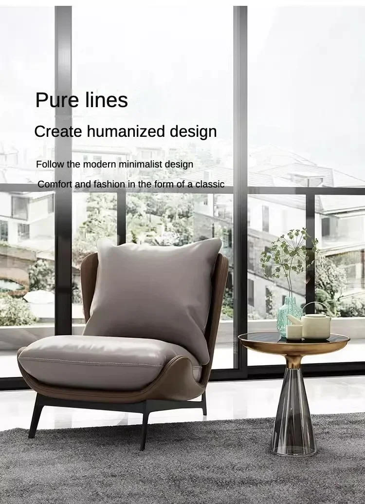 Description Picture 2 of itemChaise Nordique Gold Living Room Chairs Design  Armchairs Gamer Lazy Interior Relaxing Backrest Single Sofa Furniture Mesas