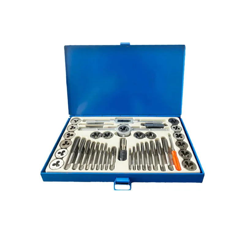 Description Picture 6 of item24/40pcs metric and imperial tap and die set, used for manual internal and external thread tapping and repair tool combination